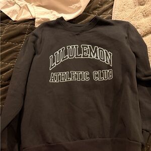 lululemon athletica Black Crewneck Sweater